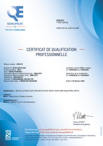 Qualification Qualifelec MGTI.3