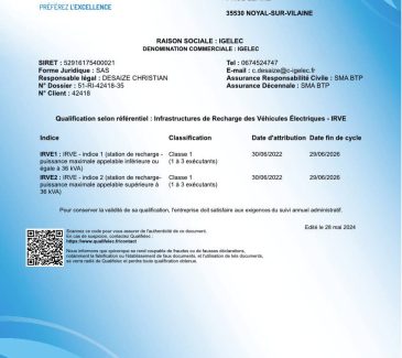 Qualifelec IRVE